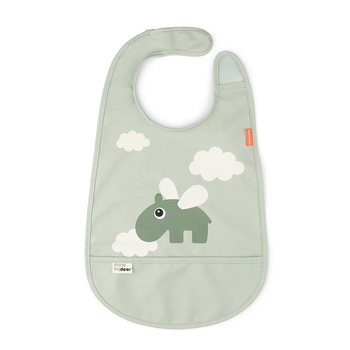 Babero con Velcro Done By Deer Happy Clouds