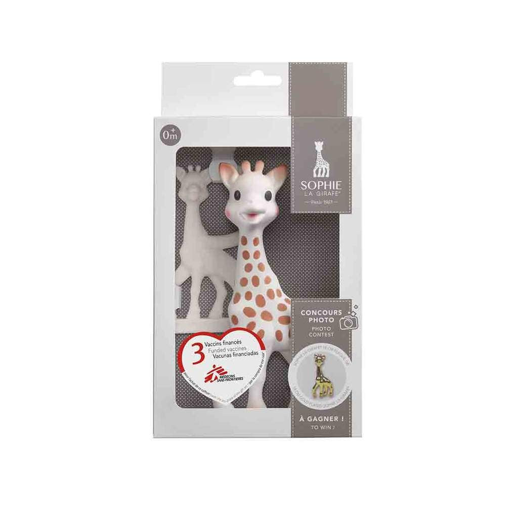 Sophie la girafe 100% hevea natural + Anillo de dentición