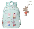Mochila Mediana + Llavero Tutete The Three Little Pigs