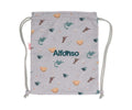 Mochila Tutete Saco Tela Dinos World Personalizable
