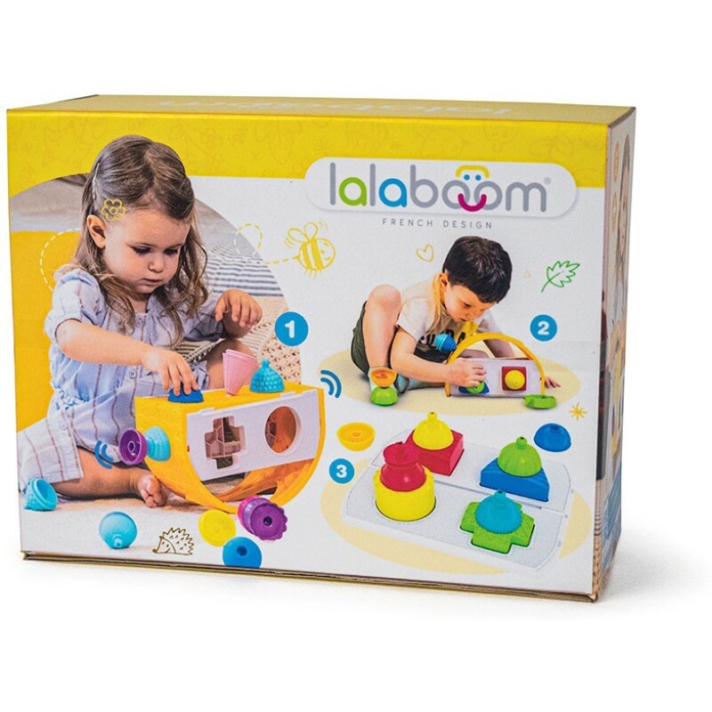 Caja para encajar formas y figuras Lalaboom