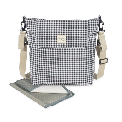Bolsa Layette Walking Mum I Love Vichy Preto