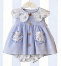 Vestido con braguita Valentina Blue Rabbit
