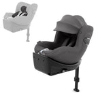 Silla auto Cybex Sirona Ti I-size Plus con reductor y capota antiuva