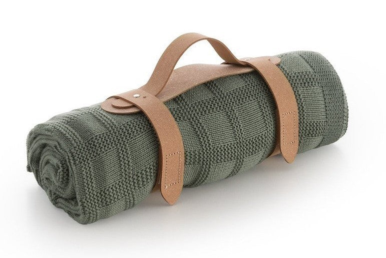Manta Punto Bamboo Cambrass 80x100x1cm Squares