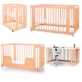 Minicuna cuna cama escritorio 4 en 1 Alondra Madera Crea Tre Nomad