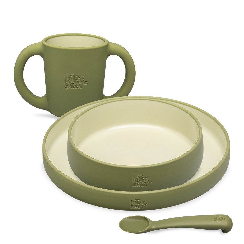 Vajilla Interbaby Aprendizaje con vaso y cubiertos
