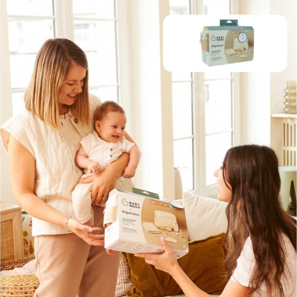 Neceser de higiene Babymoov para cuidado del bebe Curl White