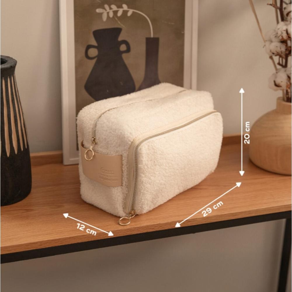 Neceser de higiene Babymoov para cuidado del bebe Curl White
