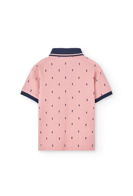Polo piqué Boboli estampado