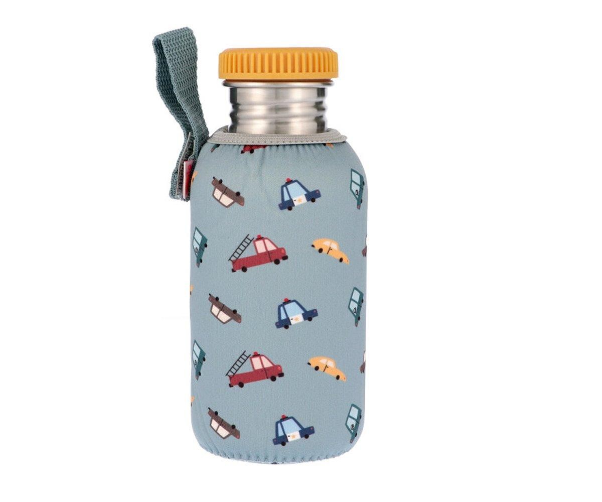 Botella Tutete Acero con Funda Vintage Cars Personalizable 500ml