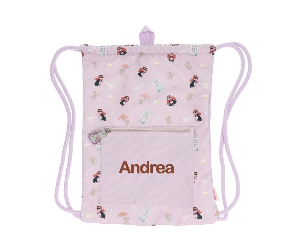 Mochila Saco Impermeable Tutete Fantastic Girl Personalizable