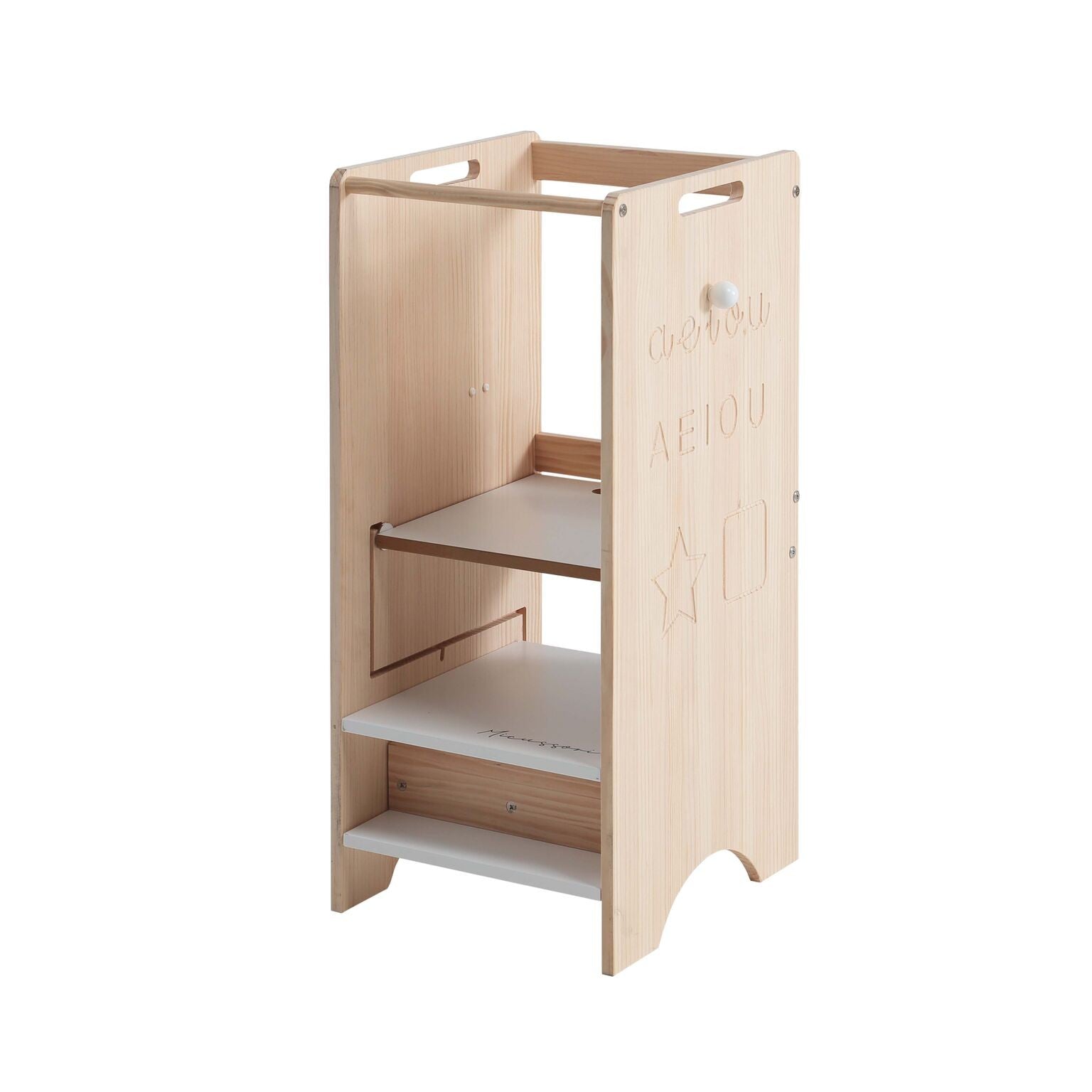 Torre aprendizaje convertible Montessori de Micuna