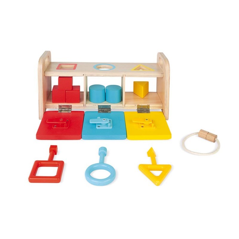 Juego Caja de llaves Janod con 6 figuras