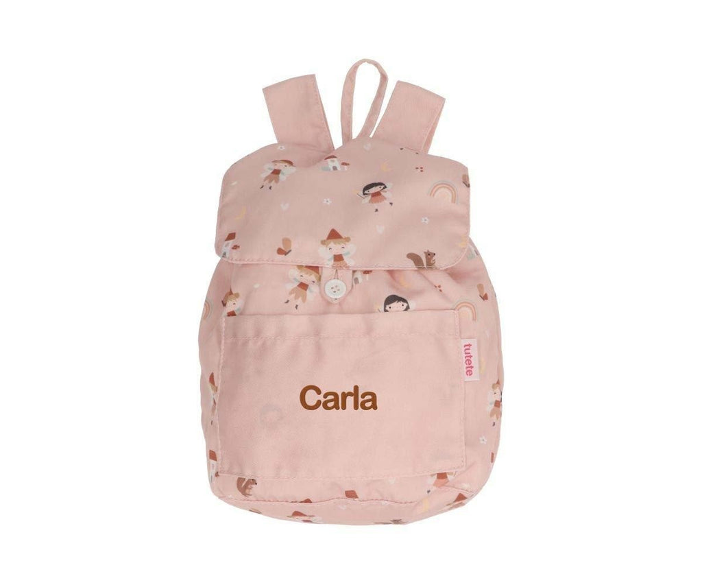 Mochila Pequeña Tela Tutete Wild Fairies Personalizable