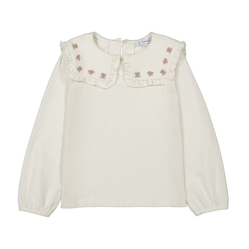 Blusa Mayoral punto cuello volantes