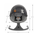 Hamaca electrica Kinderkraft LUMI 2 con mando a distancia