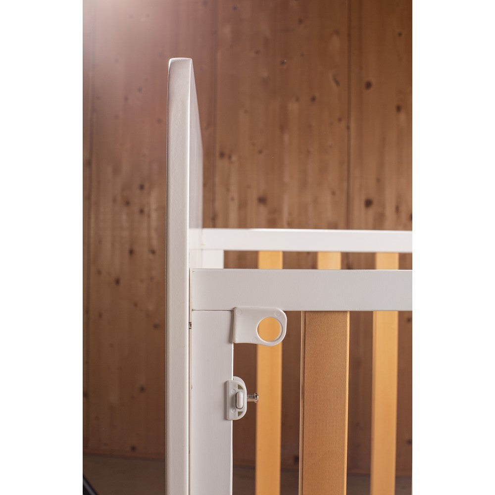 Cuna colecho Interbaby STAR NATURE incluye ruedas y patas natural