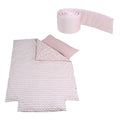 Kit nórdico + protector + funda almohada cuna 120 X 60 MICUNA TX-1812 ÉTNICO GRIS