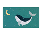 Toalla Playa Microfibra Personalizable Monnëka Whale Teal