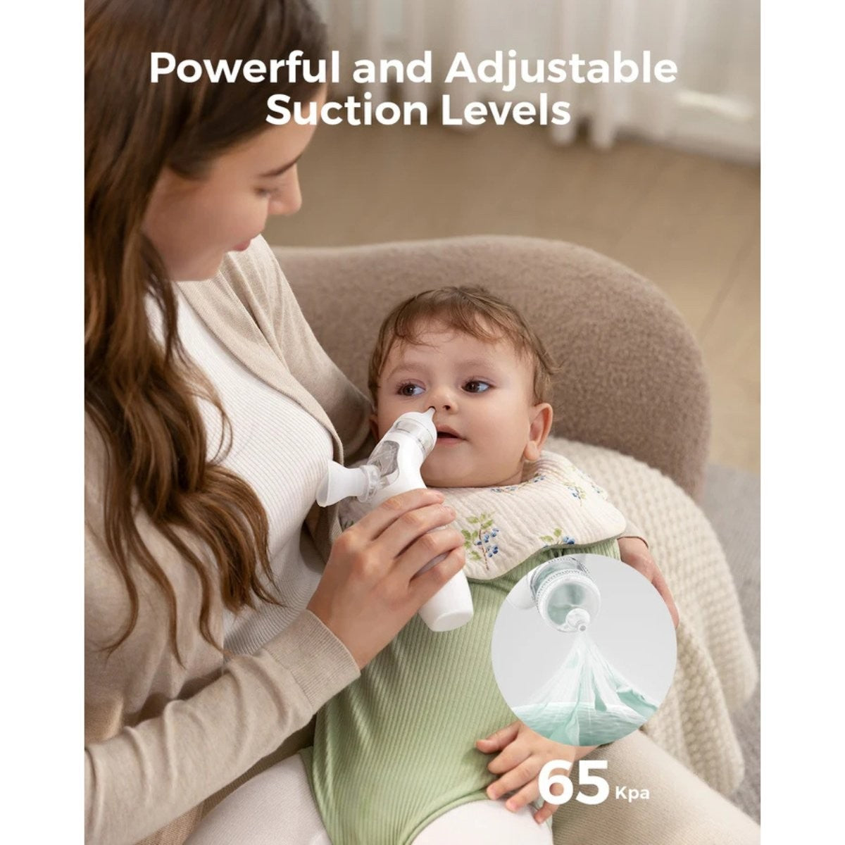 Aspirador nasal Momcozy 2 en 1