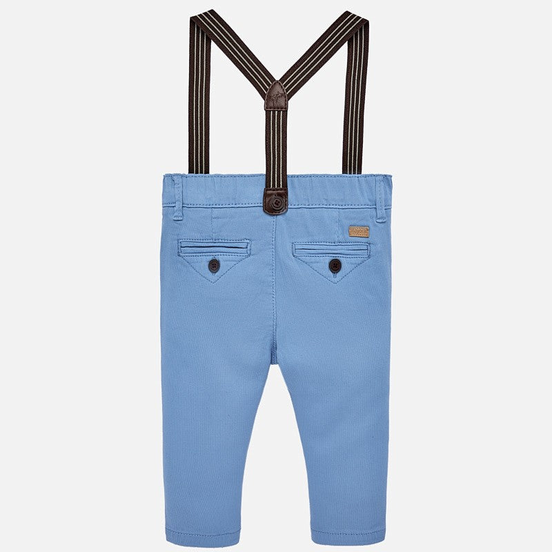 Pantalon chino Mayoral pique tirantes