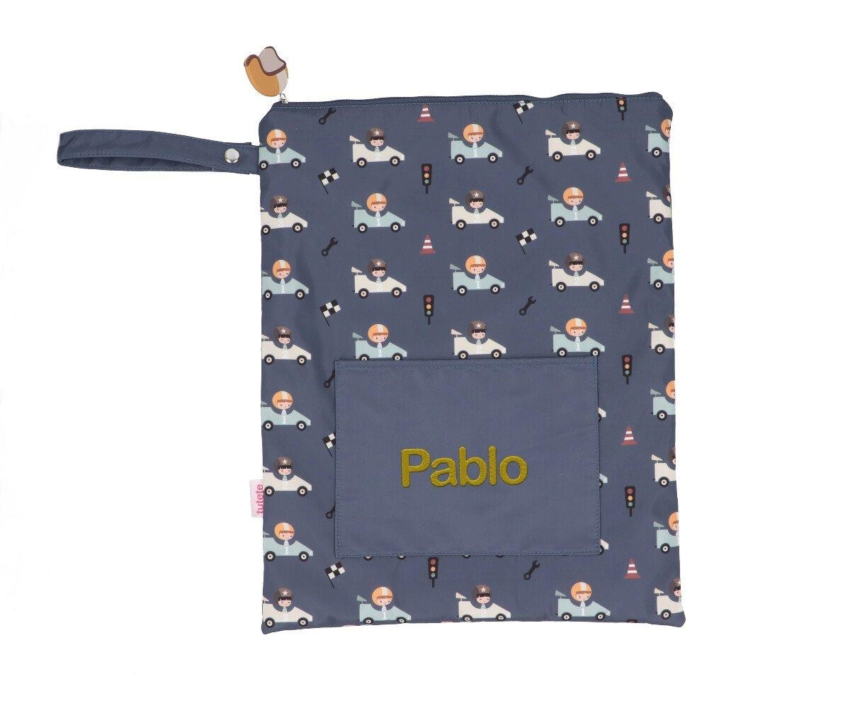 Bolsa Impermeable Grande Tutete Speed Racers Personalizable