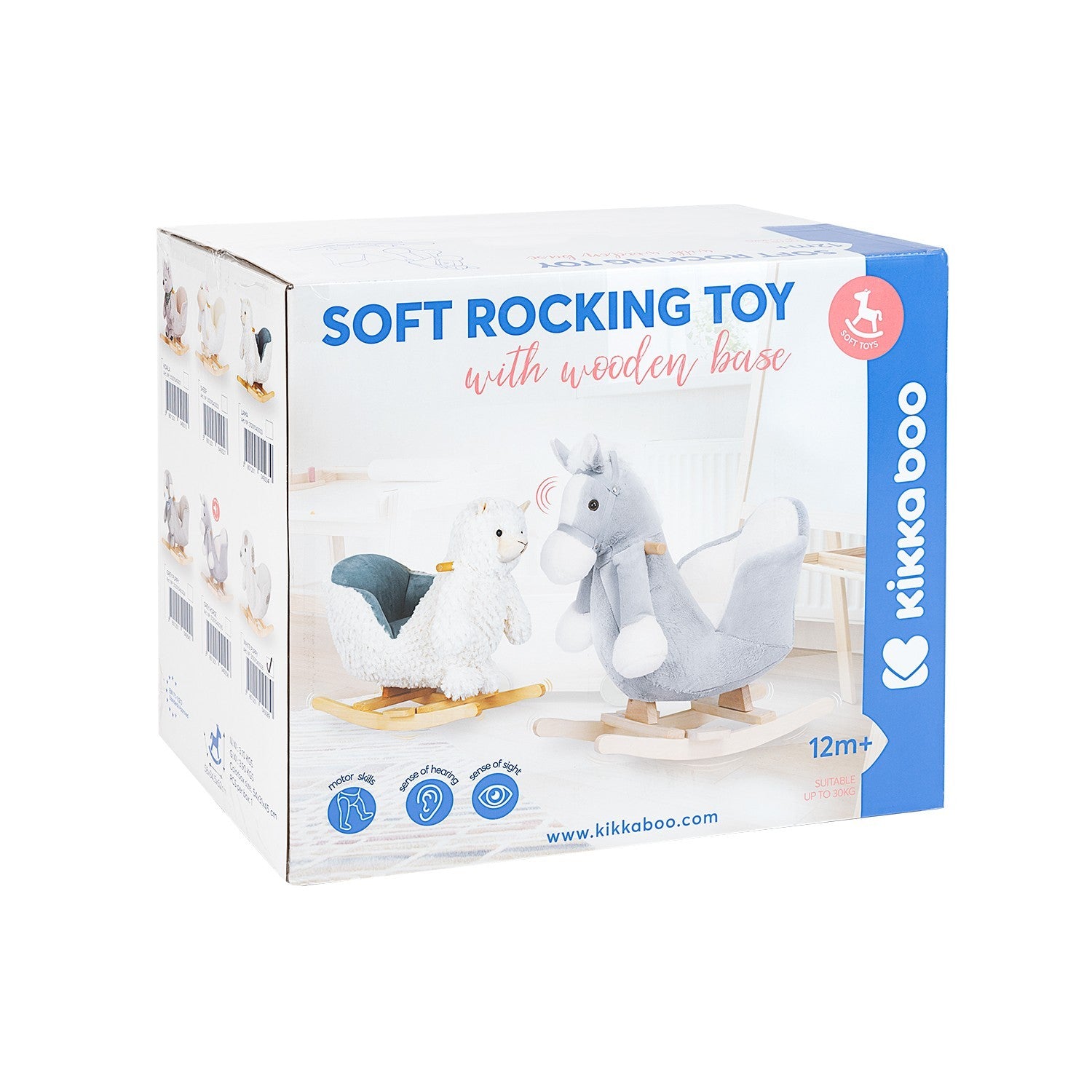 Balancín con asiento y sonido Kikka Boo CABALLO ROSA