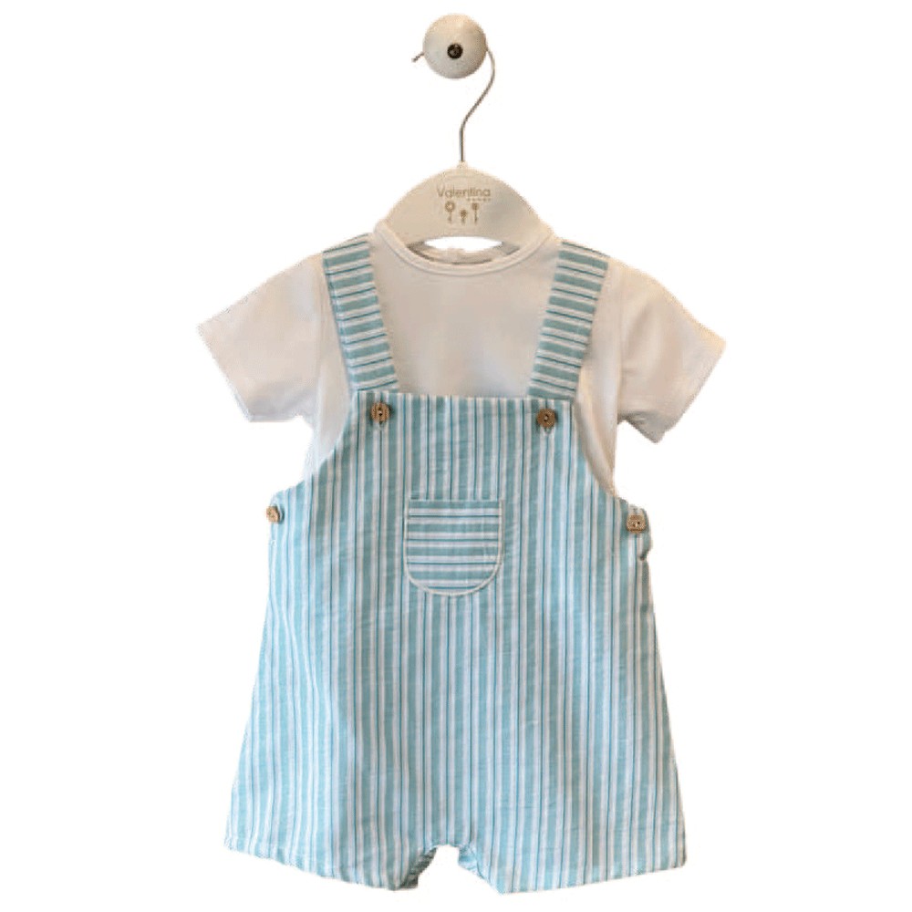Peto y camiseta Valentina Water Green