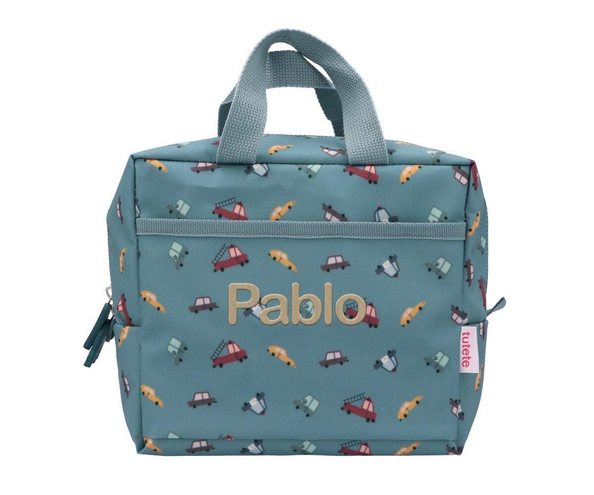 Bolsa Merienda Térmica Tutete Vintage Cars Personalizable