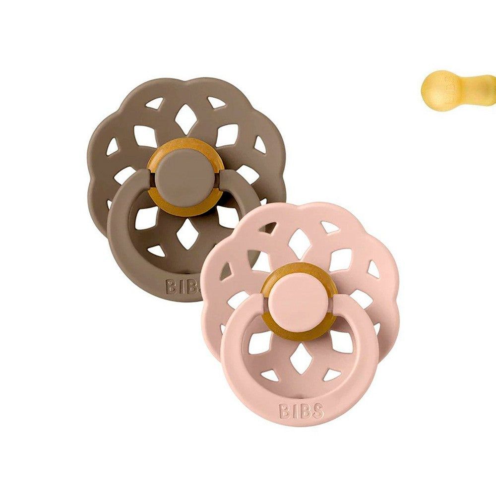 2 Chupetes BIBS Boheme Round 0-6m