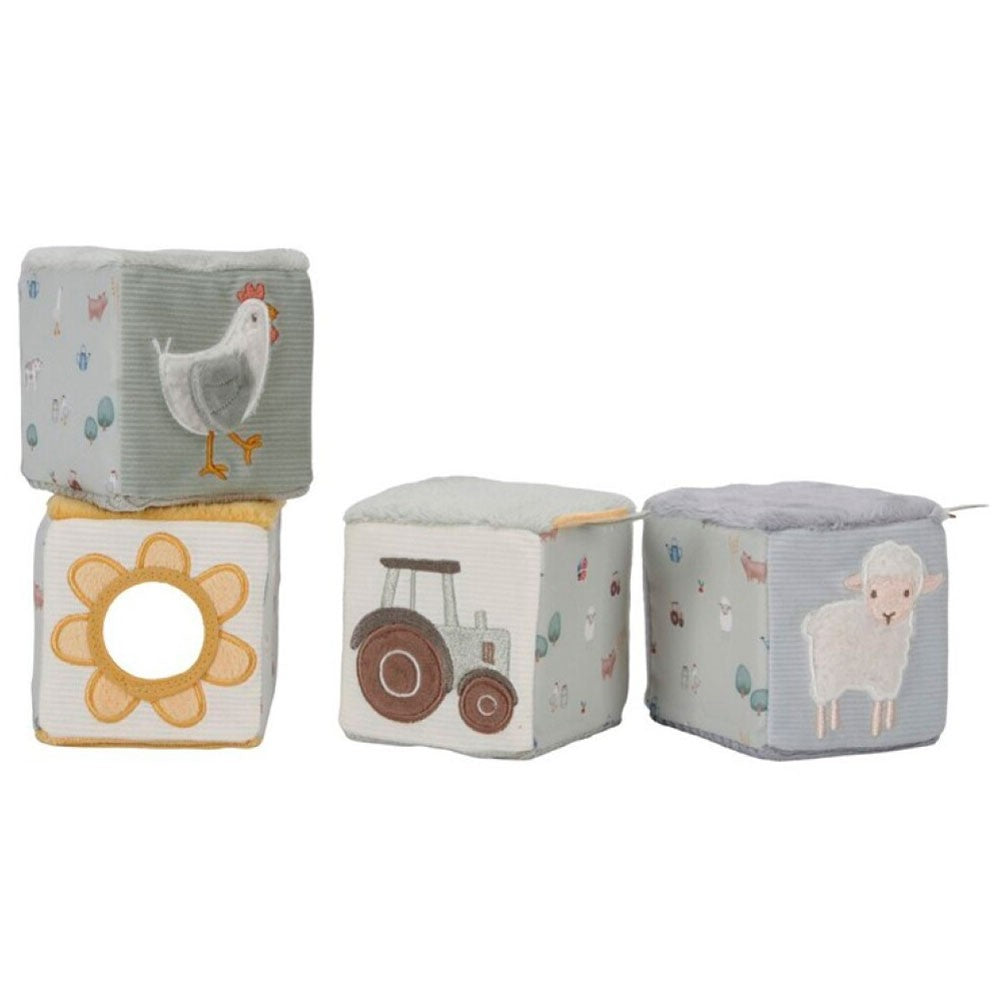 Cubos Blanditos Apilables Little Dutch Pequeña Granja