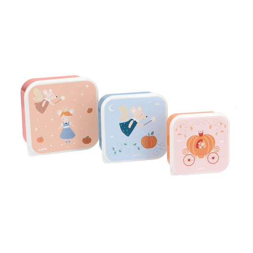 3 Cajas Almuerzo Tutete Mouse Fairies