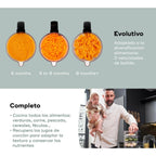 Robot de cocina 6 en 1 Babymoov Nutribaby XL + Mineral Black