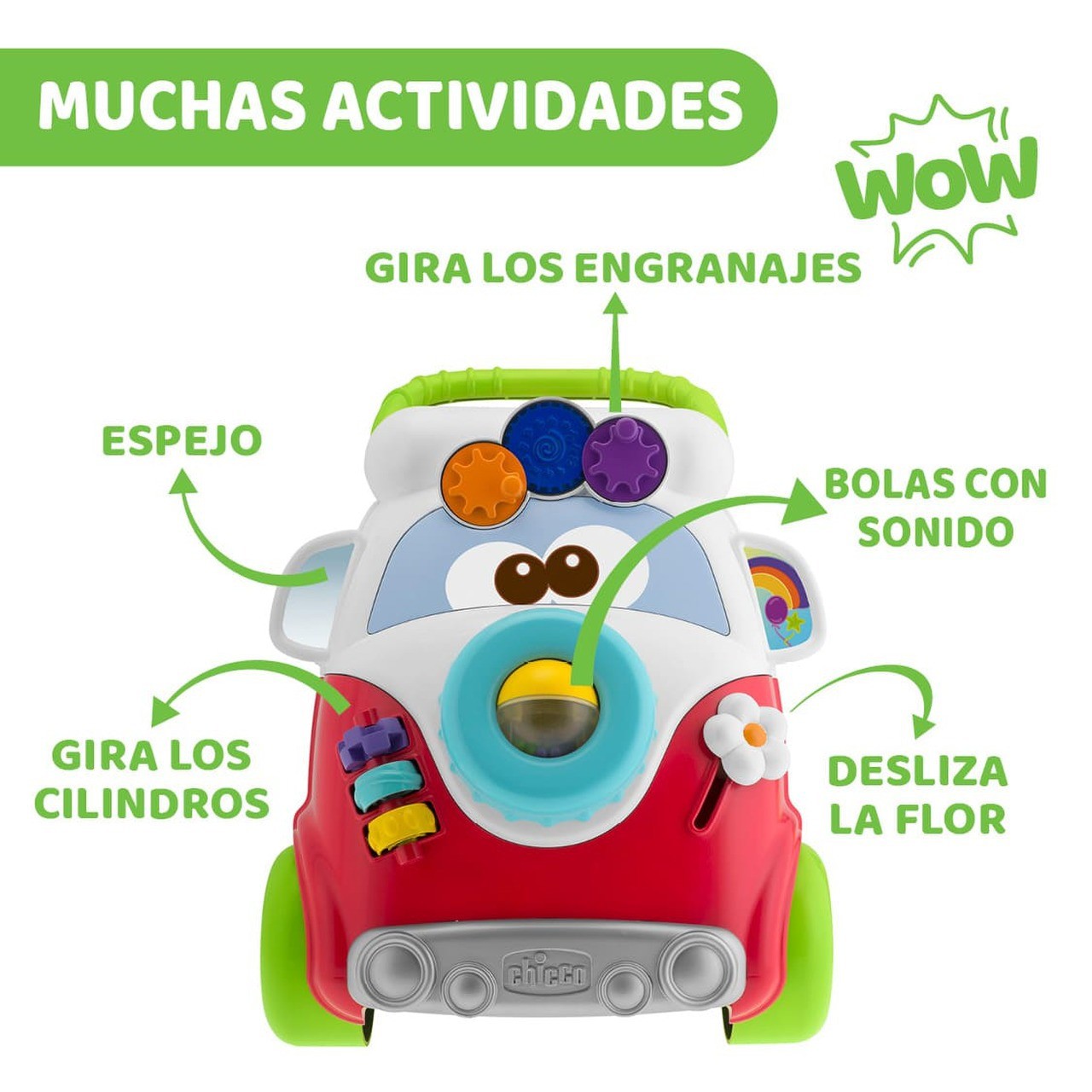 Andador Chicco Primeros Pasos Happy Hippy