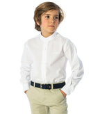 Camisa Spagnolo cuello mao lino liso 4600