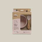 Cuenco Interbaby silicona con cuchara y ventosa