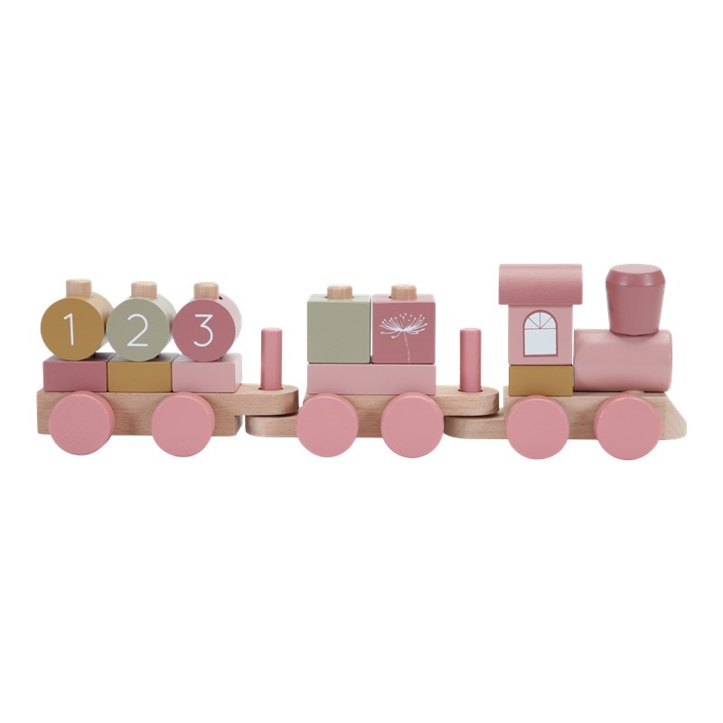 Tren Little Dutch Flowers Rosa