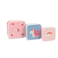3 Cajas Almuerzo Tutete Magical Unicorn