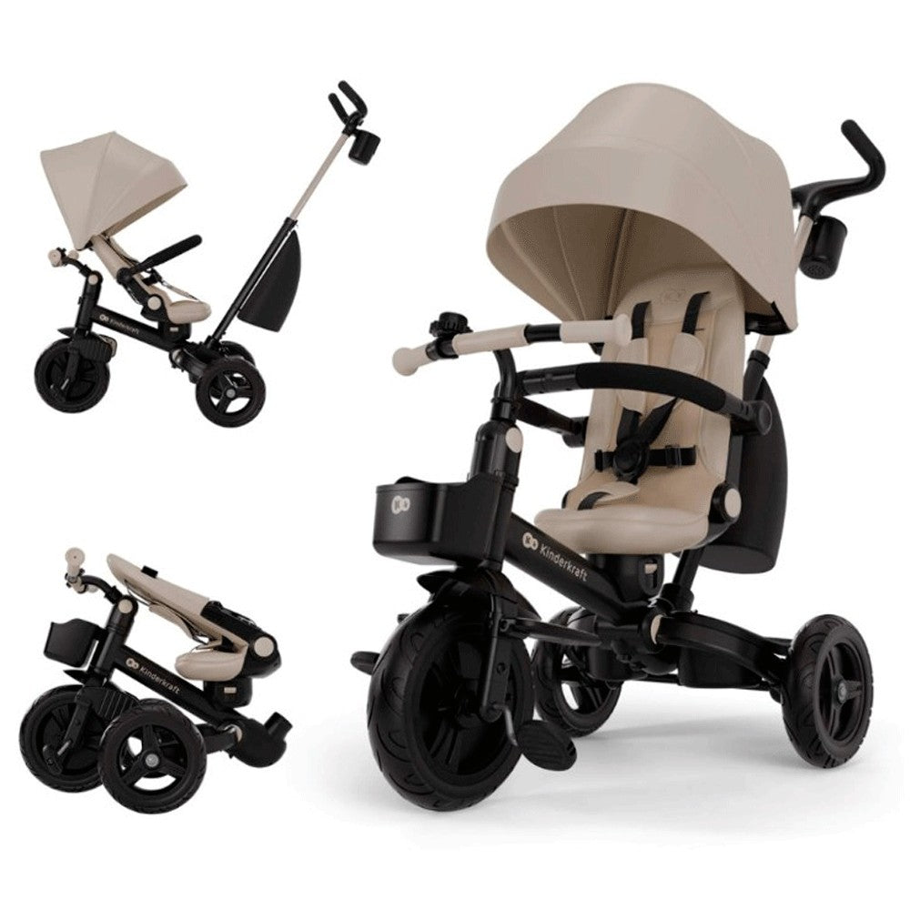 Triciclo Kinderkraft AVEO 2 Plus reversible y plegable