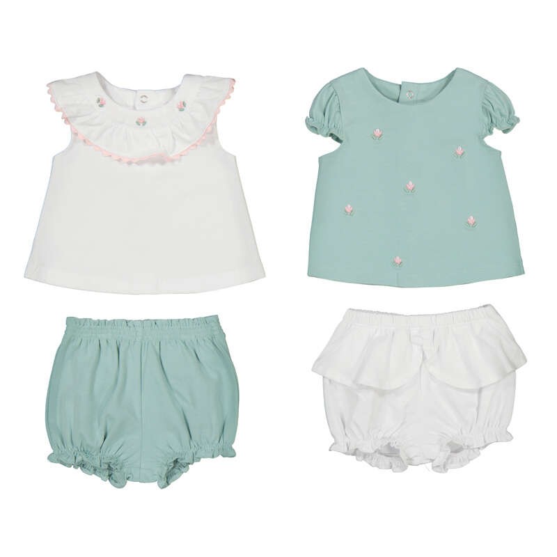 Conjunto 4 piezas Mayoral con pantalón corto