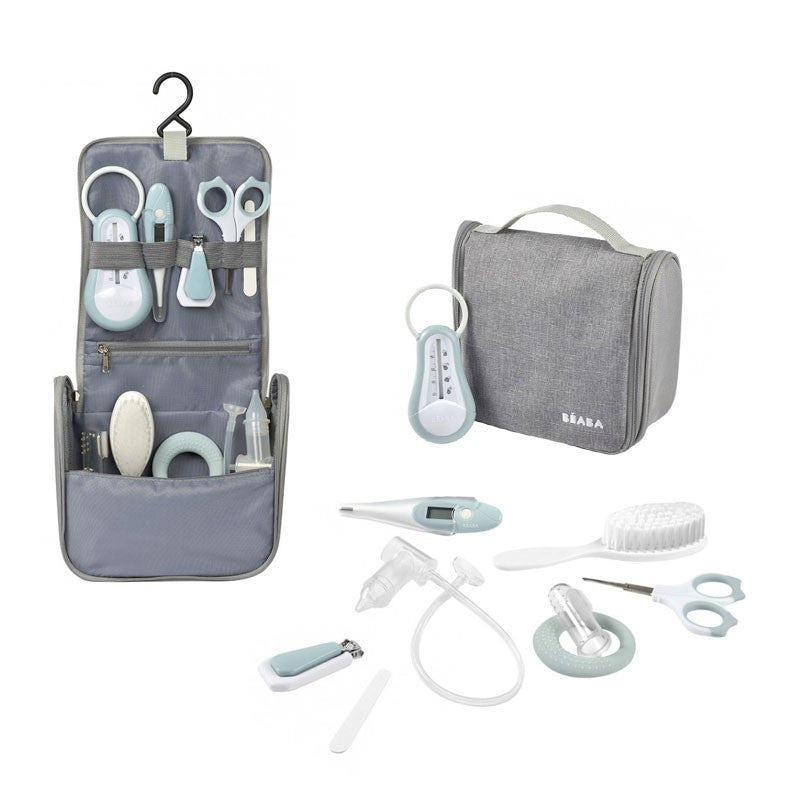Neceser de higiene para colgar Beaba con 9 accesorios