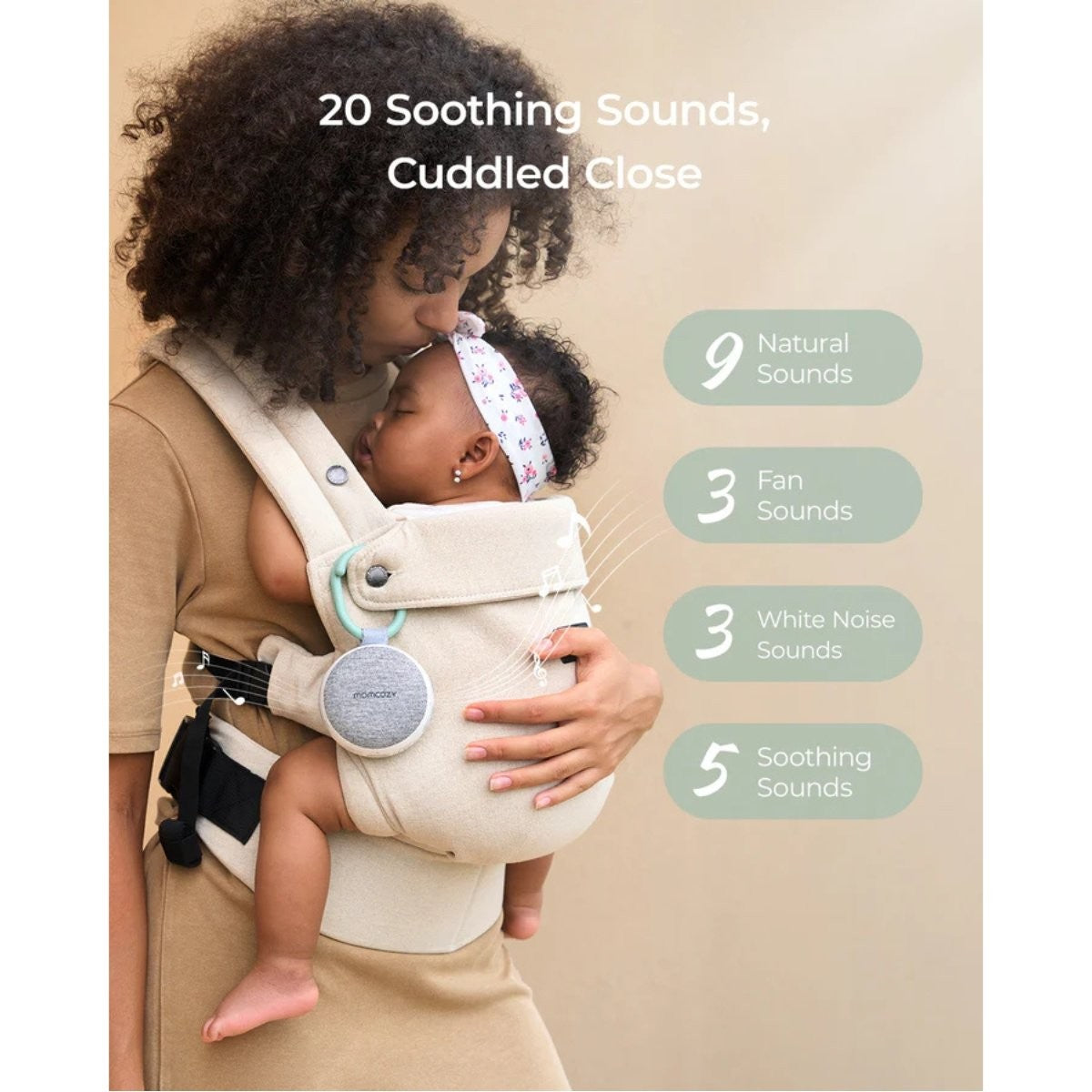 Máquina de sonido Momcozy portatil con luz noche