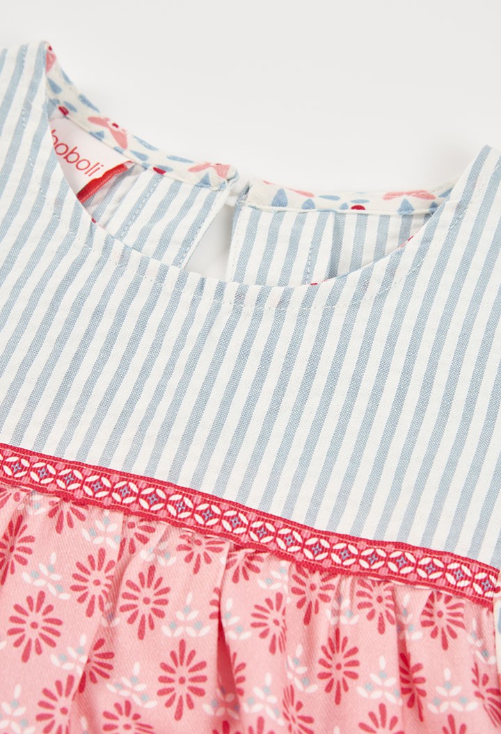 Blusa Boboli Boboli popelín con estampado