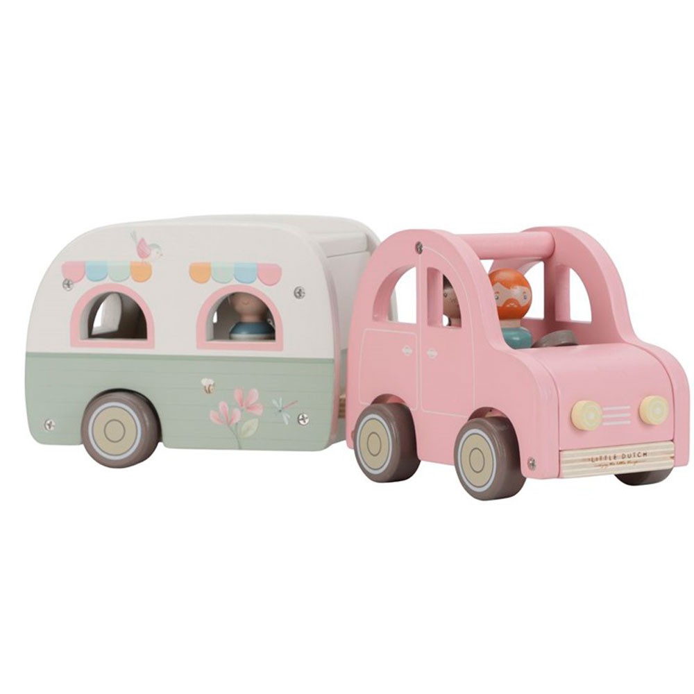 Set Coche y Caravana Little Dutch FSC