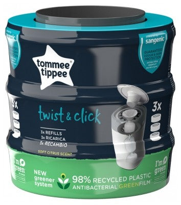 Contenedor pañales Sangenic Tommee Tippee Twist con recambios