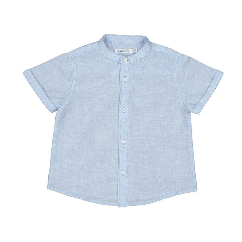 Camisa Mayoral manga corta cuello mao lino