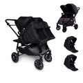 Gemelar Baby Monsters Easy Twin 4 con 2 hamacas reversibles y 2 Minibi