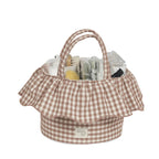 Cesta Organizadora Walking Mum Praliné Vichy
