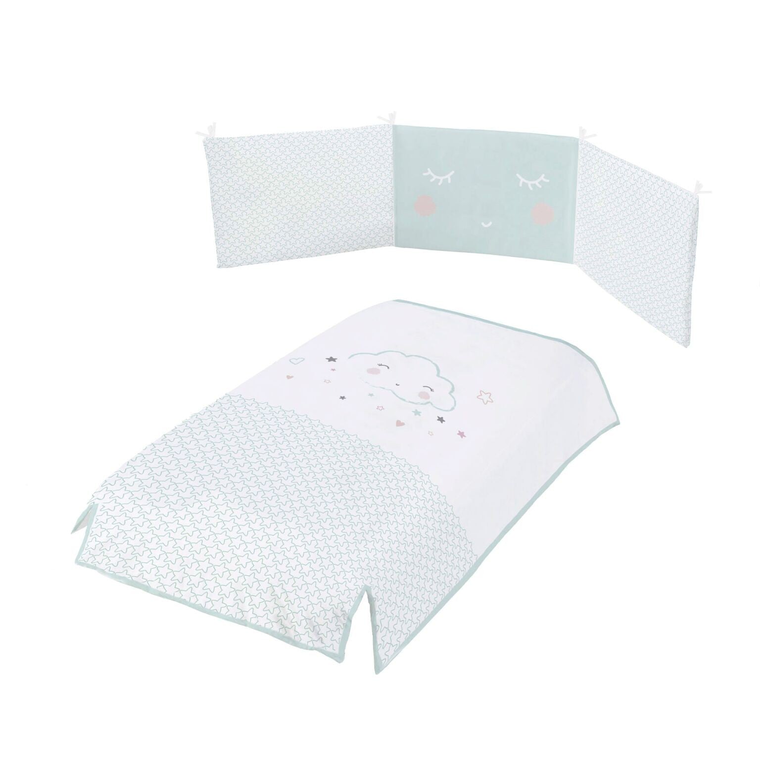Kit nórdico + protector Cuna 120x60 Micuna Lili